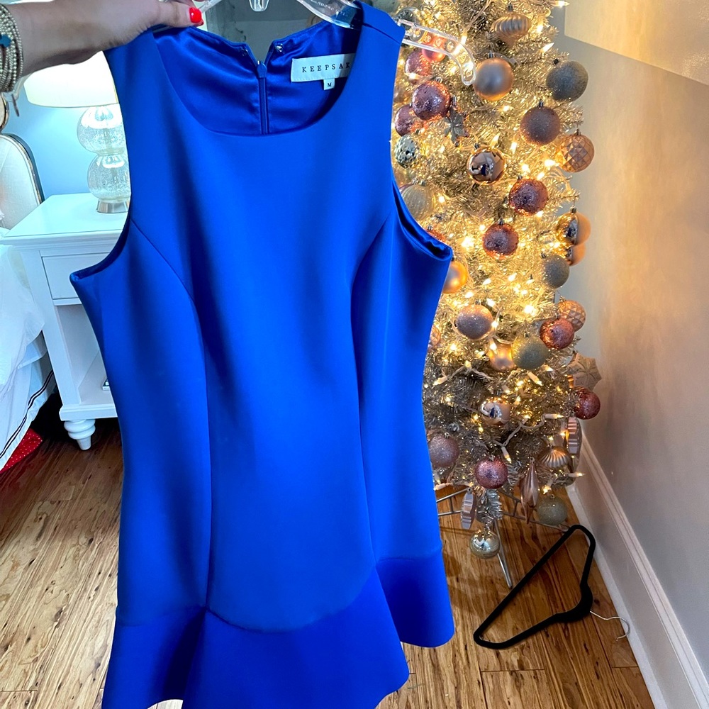 Keepsake royal blue dress